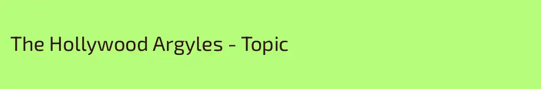 The Hollywood Argyles - Topic